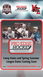 Mobile Screenshot of proedgehockeydevelopment.com