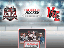 Tablet Screenshot of proedgehockeydevelopment.com